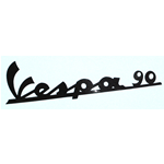 Adhesivo con letras negras VESPA 90