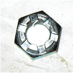 Rändelmutter Fix Hinterradtrommel für VESPA 50 125 150 200 ET3 PX PE PS Ø 14 mm Schlüsselweite 22 mm ro 002314