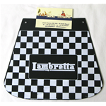 Paraspruzzi " LAMBRETTA " a scacchi nero/bianco per LAMBRETTA  tutte