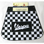 Schmutzfänger " VESPA " schwarz/weiß kariert für alle VESPA