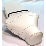 White Saddle and Cushion KIT for VESPA 125 150 VNA VNB VBB VBA GT GTR PX PE SPRINT from 1959