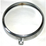 Chrome Headlight Frame PEUGEOT Moped diameter mm. 120