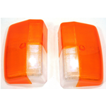 Corpi luminosi plastiche frecce anteriori per APE MP P501 P601 P601V 220 1978 1983 r.o. 180004 180021