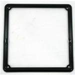 Black Frame for European LICENSE PLATE for motorcycles and VESPA 125 150 180 200 size mm.185X185