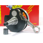 Cigüeñal MAZZUCCHELLI AMT 162 avanzado para VESPA PX 125 150 GTR SPRINT SUPER Carrera 57 mm Cojinete 25 Biela int 105 mm