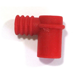 Cappuccio attacco candela in silicone per cavo mm. 7 per VESPA 50 90 125 150 160 180 200 d'epoca