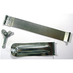 KIT Soporte de fijación de batería galvanizado para VESPA 160 GS hasta chasis 0054022