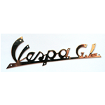 Placa frontal cromada para VESPA 150 GL VLA de mm de largo. 135