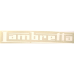 Adesivo Scritta LAMBRETTA Bianco