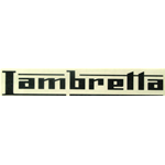 Autocollant avec lettrage LAMBRETTA noir
