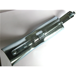 Support de roue de secours galvanisé pour VESPA 50 R SPECIAL ELESTAR première série jante ouverte 9 pouces