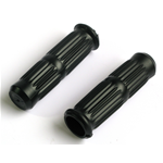 PUÑOS NEGROS para LAMBRETTA serie LI 3 diámetro 24 mm.