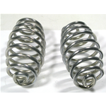Paar verchromte bikonische Federn für VESPA Faro Basso 125 VN1T VN2T VM1T VM2T RO 610234M Sattel