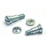 Par de TORNILLOS ranurados fijación palancas para VESPA 125 Faro Basso VM1T VM2T VN1T VN2T 150 VL1T VL2T VL3T APE AB3T AB4T ro 610327M