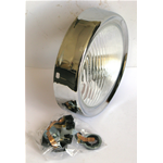 Glass Headlight Group Complete with Ring and Lamp Holder for VESPA 125 150 180 200 GTR SPRINT VELOCE TS GTR RALLY ro 113890