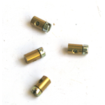 Morsetto cilindrico Ø 4 x 9 mm cavo filo carburatore gas per VESPA 1 pezzo r.o. 026608 accelleratore