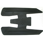 Alfombrilla de goma para estribo SOFT Negra para VESPA 90 125 PRIMAVERA ET3 ro 437941