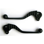 Pair of Black LEVERS " SUPER SPORT " for all VESPA 50 90 125 150 200 models