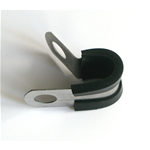 Soporte prensaestopas de acero inoxidable y caucho mm. 8 para VESPA LAMPRETTA APE