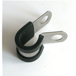 Soporte prensaestopas de acero inoxidable y caucho mm. 12 para VESPA LAMPRETTA APE