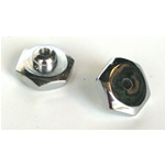 Bouton d'écrou de bouchon de réservoir en métal chromé pour VESPA 125 150 160 180 200 50 80 90 tous