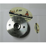 Brida de eje de tambor de rueda trasera para VESPA NL 50 90 125 llanta cerrada de 9 pulgadas