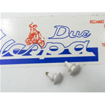 Tappo bianco chiusura fori supporto ruota di scorta per VESPA LAMBRETTA 1 pezzo