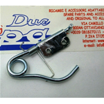 Gancio staffa molla per chiusura cofano scocca ambilato per VESPA 125 150 160 180 200 dal 1960 PX PE RALLY SPRINT GS SS r.o. 073954