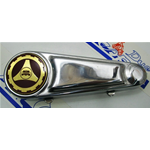 Tapa de muelle cromada para buje tipo Vintage VIGANO rojo para VESPA 125 150 160 180 200 VNA VNB VBA VBB VB1VL VM VN GL SPRINT GS 150 GT GTR SUPER TS RALLY