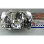 Rectangular halogen headlight optical group for VESPA 50 SPECIAL ELESTAR ro 126648 166694 1266695 123518 191192