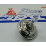 LAMPADINA MONOLUCE ALOGENA 6 VOLT X 15W P 26 S PIATTELLO ZOCCOLO P26S S3 PER VESPA 50 90 N L R SPECIAL ET3 PRIMAVERA