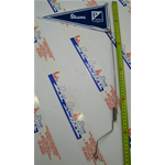 Varilla regulable + bandera azul para guardabarros delantero o paneles laterales para VESPA