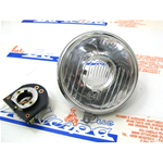 KOMPLETTE SCHEINWERFEREINHEIT SIEM D.95 VESPA 98 125 V1T>V30T VON 1948 BIS 1951- APE 125 A1T - A15T KURZE STREIFEN