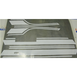 Embellecedores adhesivos blancos para carrocería, capó y guardabarros para VESPA PX PE 125 150 200 ARCOBALENO