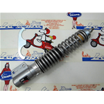 Ammortizzatore anteriore CARBONE per VESPA 125 150 200 PX PE ARCOBALENO T5 sportivo regolabile 3 posizioni tutto grigio
