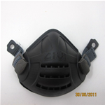 Máscara JETMASK BLACK con filtro con enganches rápidos para cascos GIVI talla única para VESPA LAMBRETTA
