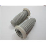 Perillas de color blanco grisáceo diámetro mm. 26 para VESPA y LAMBRETTA antiguas