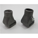 Sandgestrahlte Aluminium-Ständerschuhe für VESPA PX PE T5 PK COSA Durchmesser mm. 22