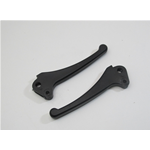 Par de palancas de freno y embrague de plástico negro para VESPA PK 50 125 SN XL XLS RUSH PLURIMATIC SPEEDMATIC ro 248318 248319