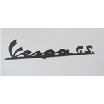 Dark blue aluminium front lettering for VESPA 160 GS VSB1T from 1962 to 1964 165 mm long
