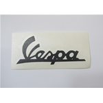 Nameplate lettering for VESPA 125 VNB4 5T from 1963 to 1965 front in dark blue PVC adhesive ro 094454 length 105 mm