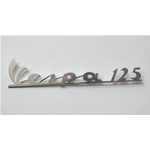 Schriftzug Aluminiumschild vorne für VESPA 125 NUOVA PRIMAVERA bis 1974 140 mm lang ro 073488