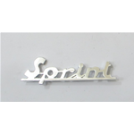 Longitud de letras de la placa frontal mm. 80 para VESPA 150 SPRINT VELOCE VLB1T de 1967 a 1969 ro 020483