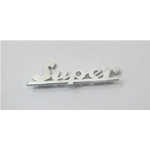 Front plate lettering, 75 mm long, for VESPA 125 150 SUPER ro 121080