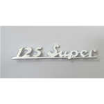 Longitud de la rotulación de la placa trasera mm. 115 para VESPA 125 SUPER en aluminio ro 150498