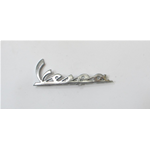Pequeña placa frontal de aluminio con letras para VESPA 50 125 ET2 ET4 PX escudo frontal