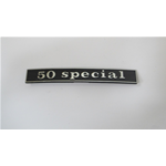 Hintere Aluminiumplatte mit Schriftzug für VESPA 50 SPECIAL in Aluminium ro 152511