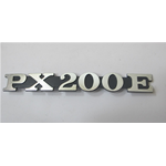 Rotulación de placa lateral para VESPA PX 200 E PX200E en aluminio ro 195641