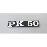 Rotulación de placa lateral para VESPA PK 50 en aluminio ro 195630