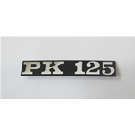 Rotulación de placa lateral para VESPA PK 125 en aluminio ro 195634